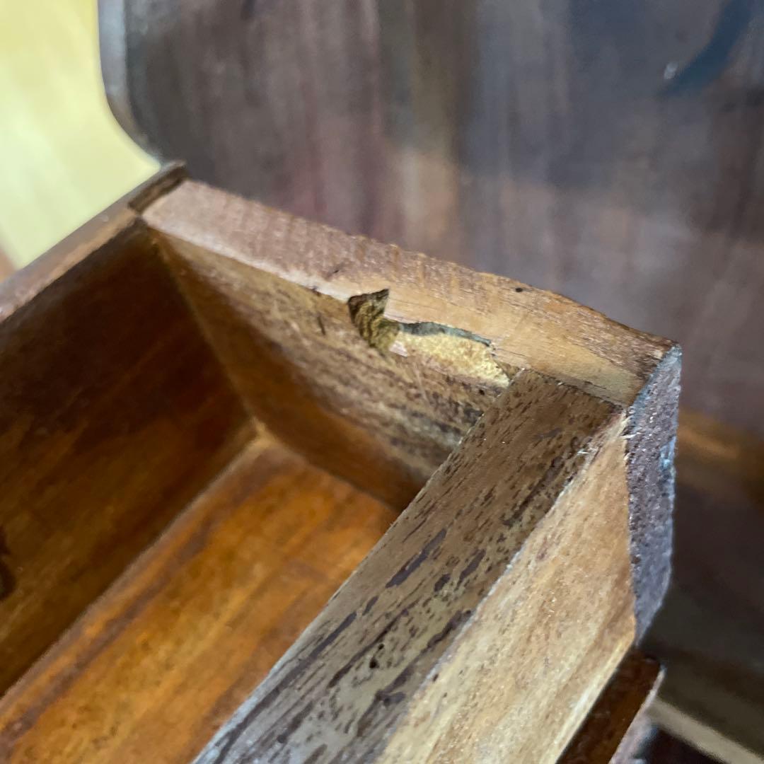 壁掛け　ミニキャビネット　飾り棚 木製 ショーケース　アンティーク　ビンテージ