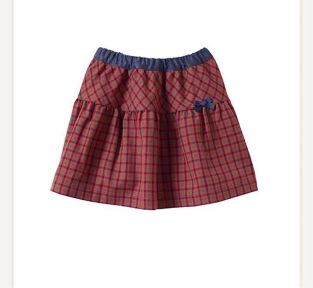 ♡familiarリバーシブルスカート♡ 美品　130サイズ