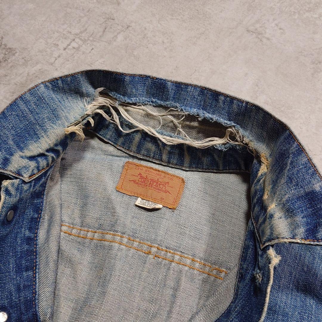 60s 70s Levi's 70505 BIGE USA製 44-46