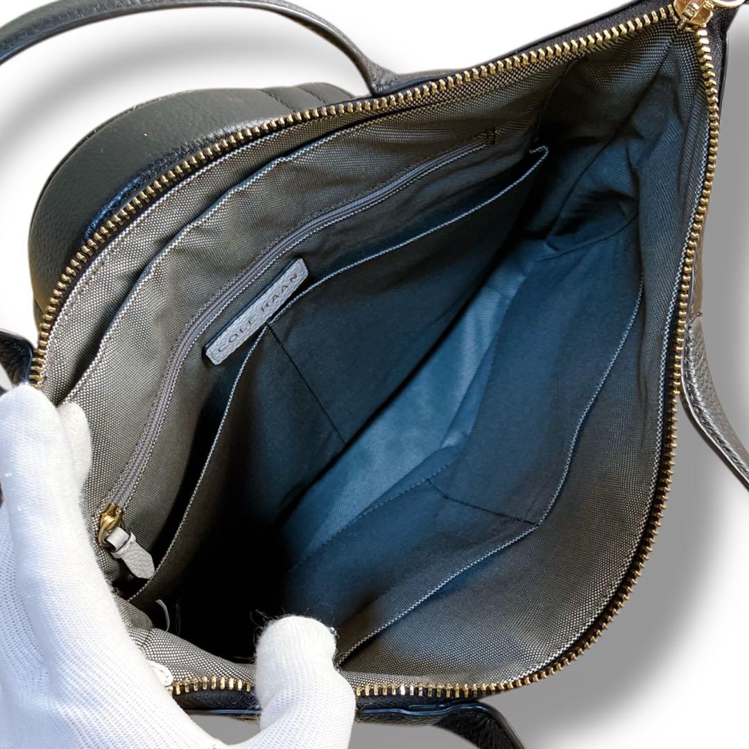 コールハーン 良品 3way 多収納 大容量 A4収納可 リュック 千鳥格子