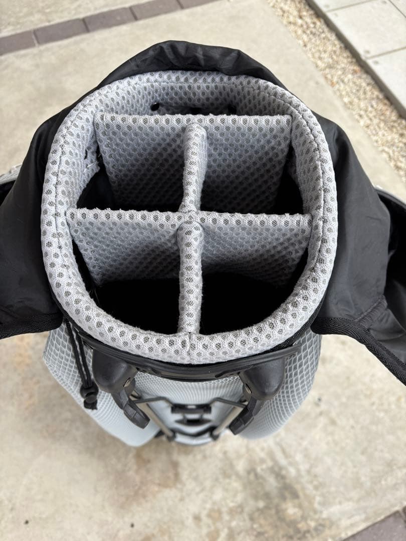 PEARLY GATES メッシュキャディバッグ グレー