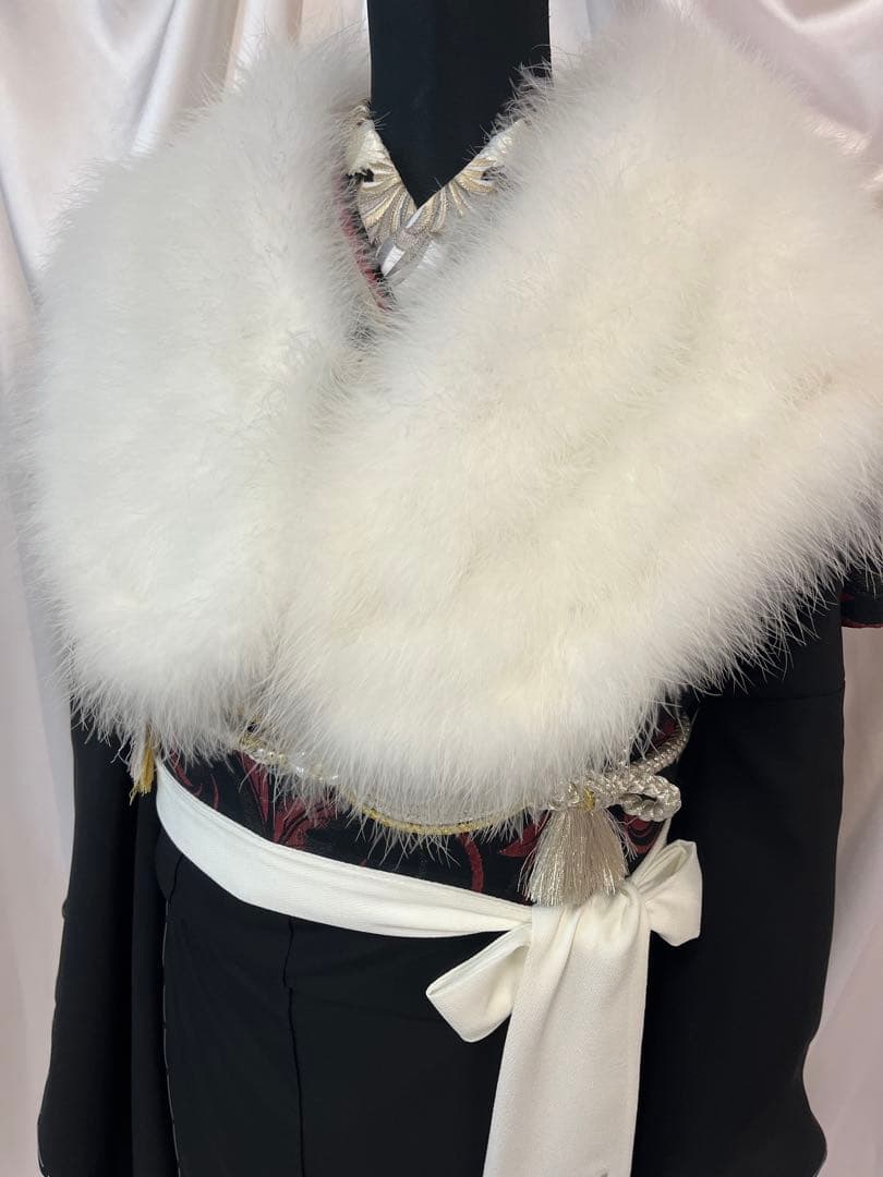 ◾️振袖フルセット■新品オリジナル■正絹無地振袖■黒振袖■成人式振り袖■振袖一式