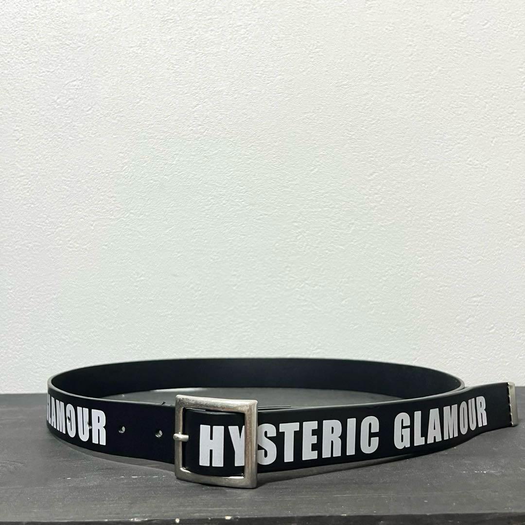 《HYSTERIC GLAMOUR》ロゴプリントレザーベルト 牛革 日本製