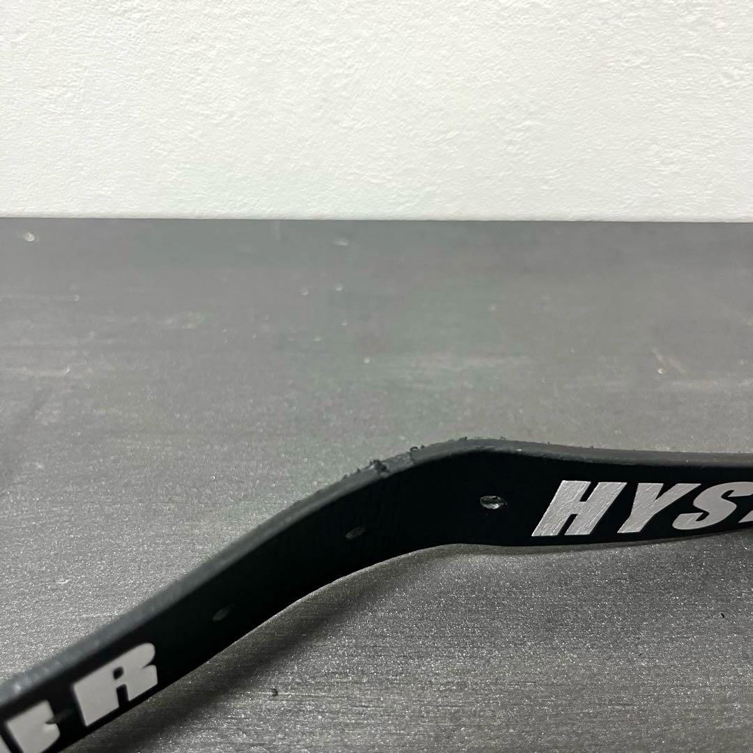 《HYSTERIC GLAMOUR》ロゴプリントレザーベルト 牛革 日本製