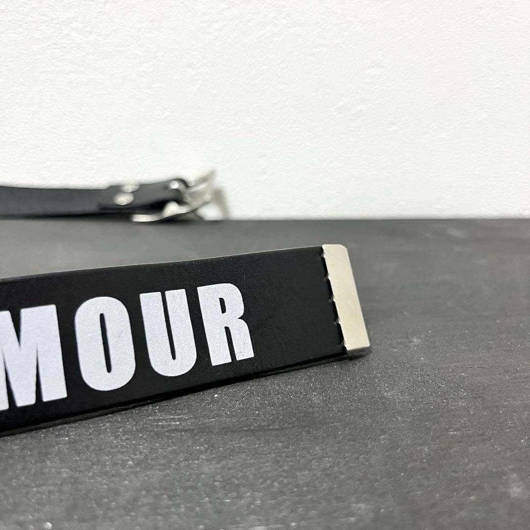 《HYSTERIC GLAMOUR》ロゴプリントレザーベルト 牛革 日本製