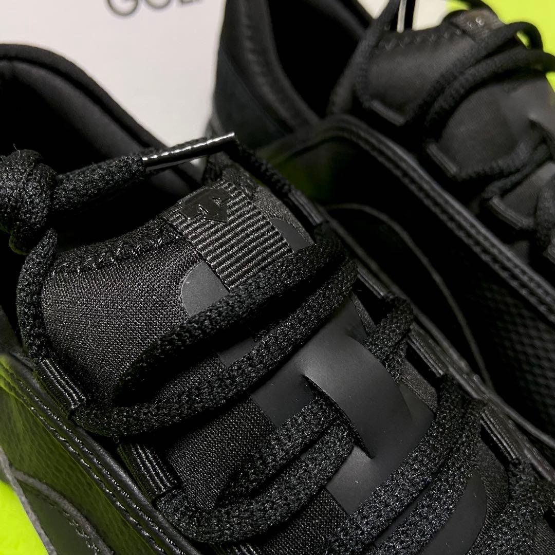 【取扱店舗限定品】デサントゴルフ シューズ ソフトスパイク メンズ 25.5 黒