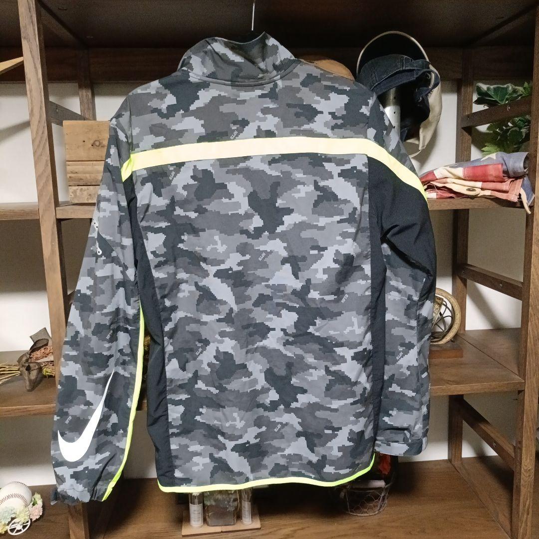 Lサイズ ナイキNFTB サッカー　ウェア　ナイロンジャケット　カモフラ迷彩