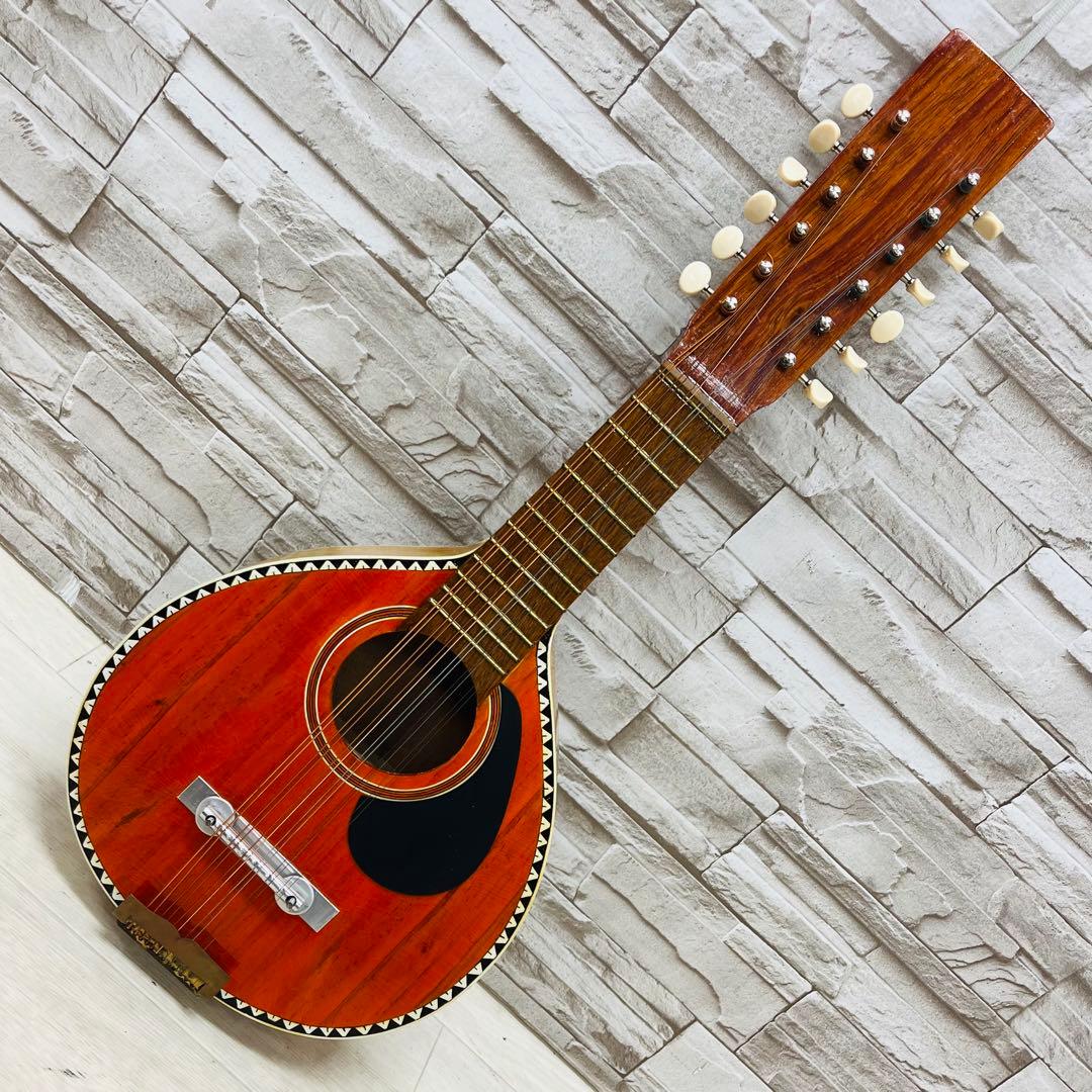 希少 バンドゥリア 小型 リュート属 12弦 撥弦楽器 スペイン ラテンアメリカ