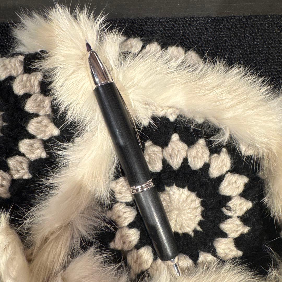 PILOT パイロット 万年筆 キャップレス 木軸 ブラック 箱無し