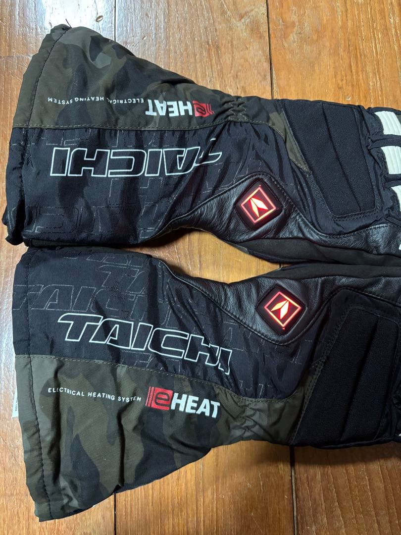 ⭐️超美品TAICHI eHEAT 迷彩 電熱バイクグローブ⭐️