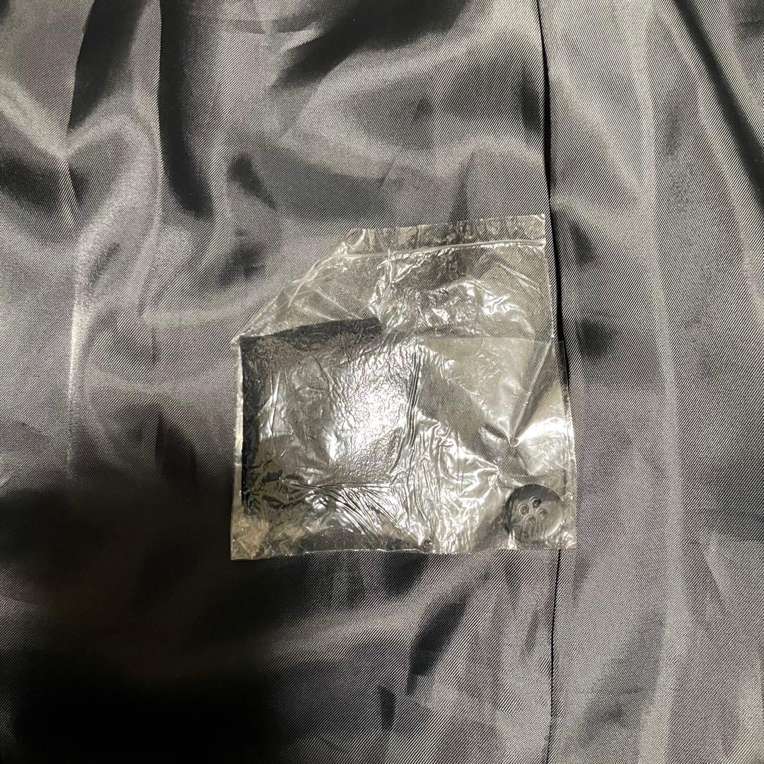 カシミヤ混×大きいサイズ【TORII】マキシ丈ダブルチェスターコート 黒 XL