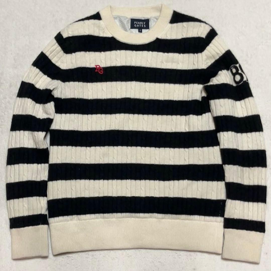 パーリーゲイツ 近年 カシミヤ 蓄熱裏地 防風 スニード ニット