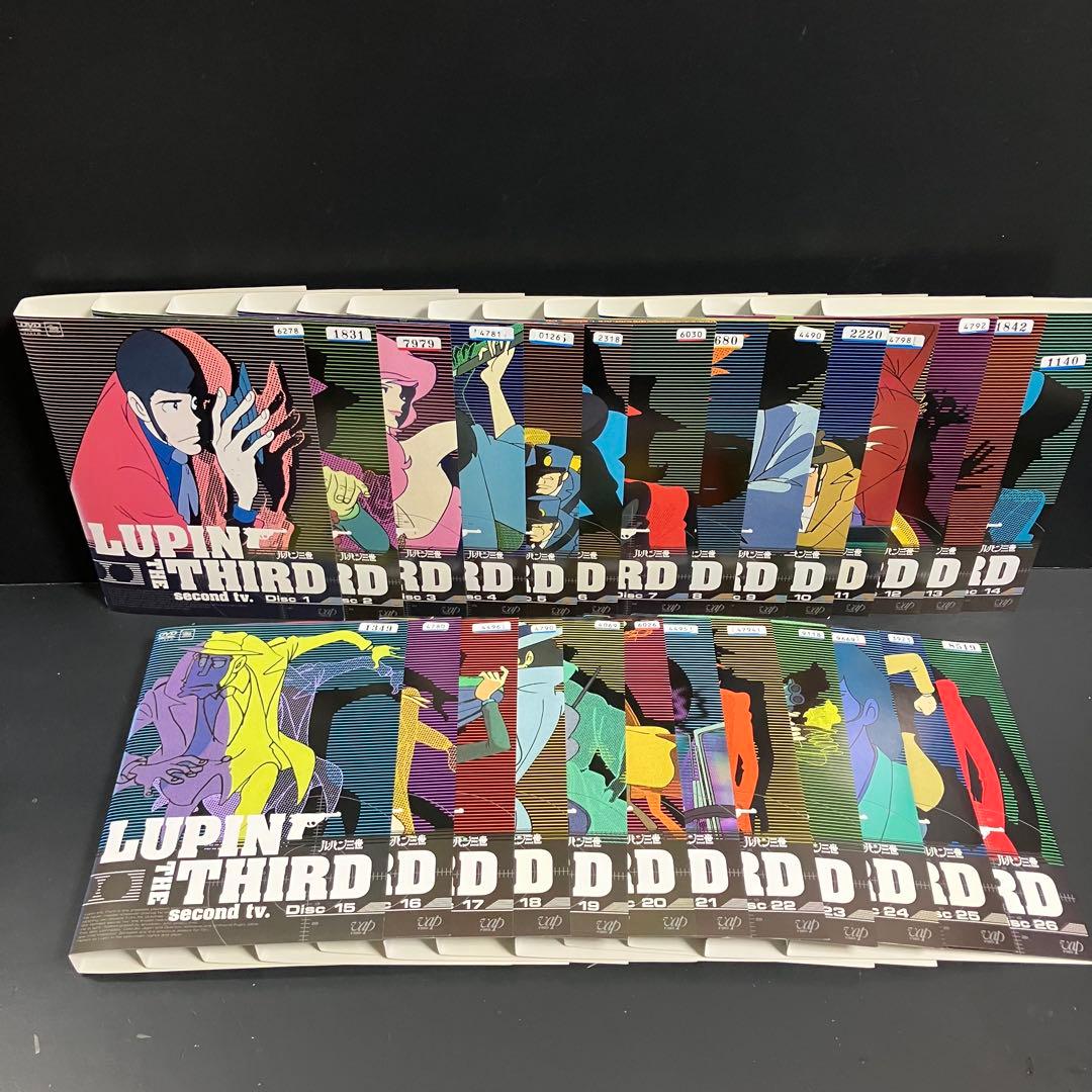 ルパン三世 second レンタルDVD アニメ 全巻完結セット