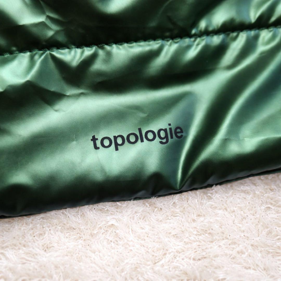 未使用新品 topologie トポロジー ボトルサコッシュ ラージ グリーン