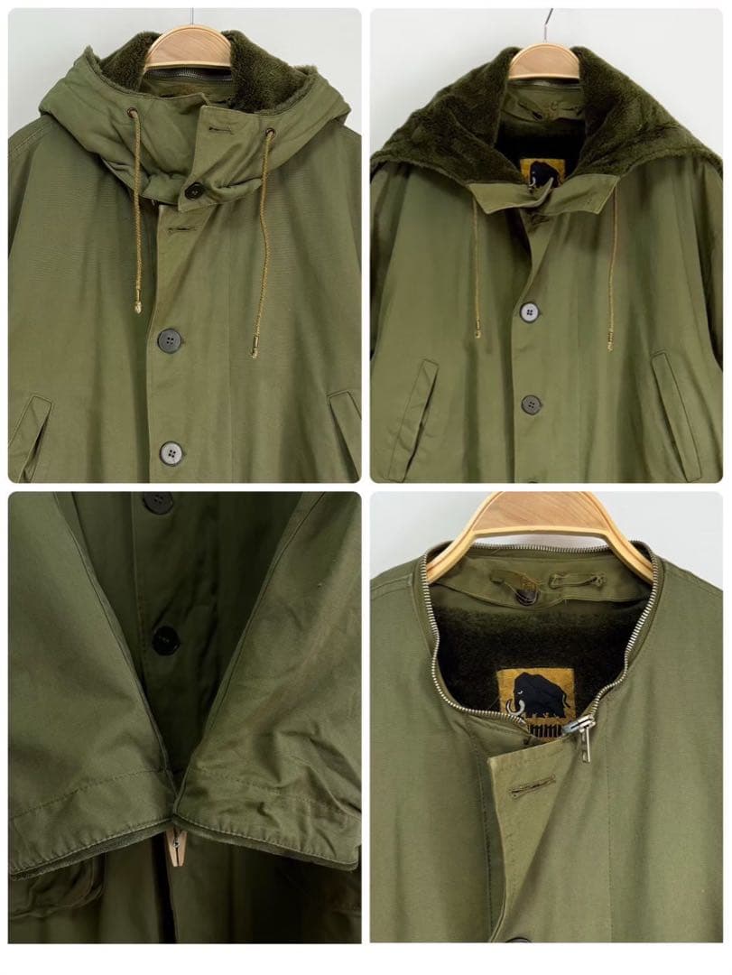 70s デンマーク製 M-47サンプリング ライナー付 フィールドパーカーS42