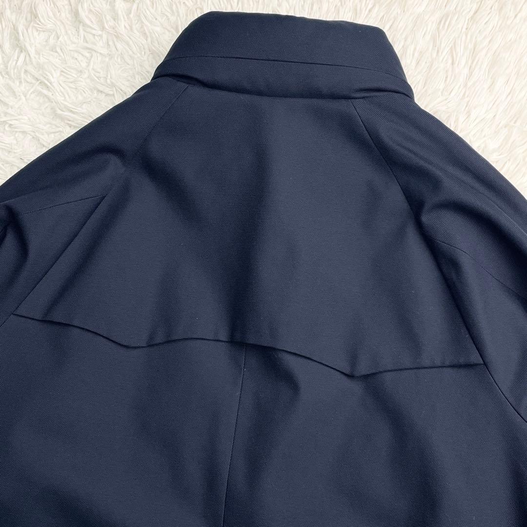 美品 Lサイズ DESCENTE スタンドカラーコート 着脱パファーベスト 撥水