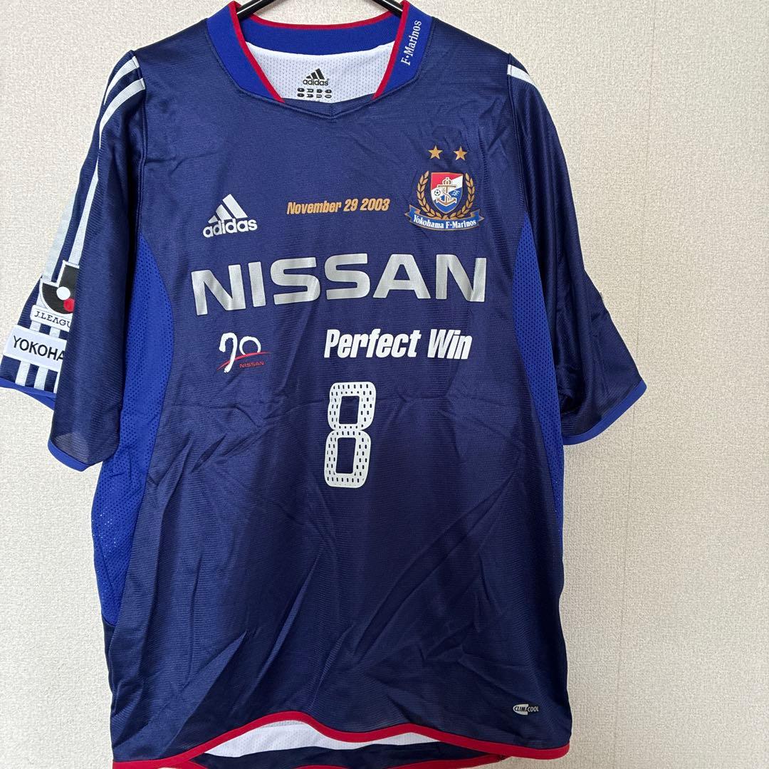 横浜F・マリノス adidasMサイズ ８番　２００3年モデル70年記念