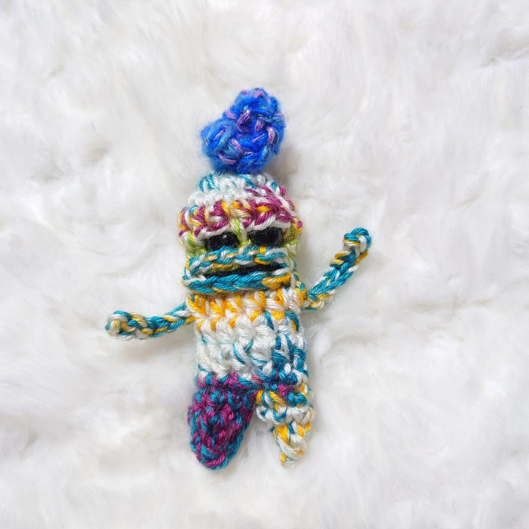 カラフルポップ マンドラゴラのあみぐるみ