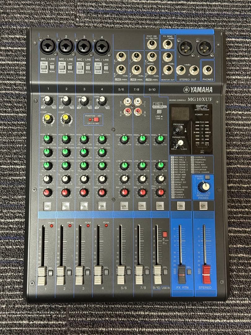 YAMAHA MG10XUF アナログミキサー