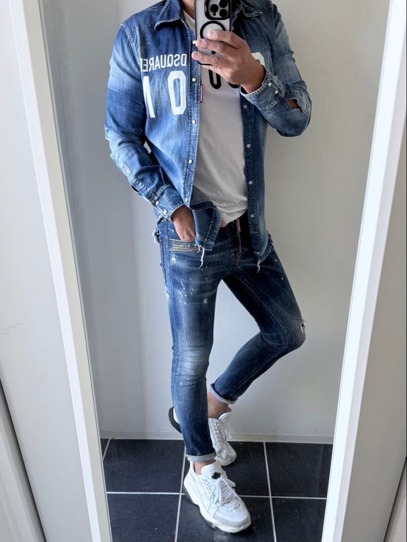 【t.kさま専用】DSQUARED2✨デニムシャ