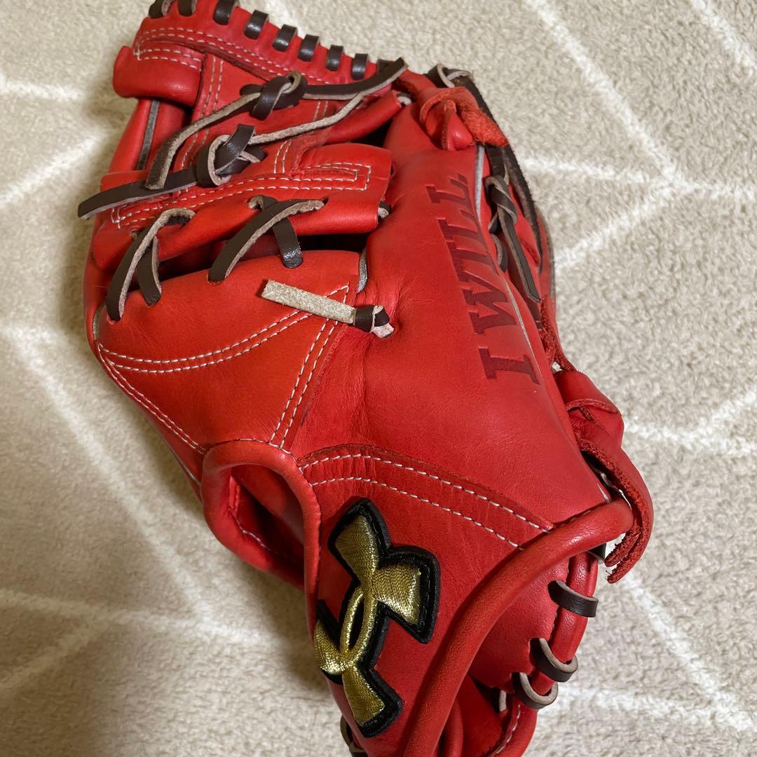 Under Armour 軟式グローブ I WILL 赤 1313799