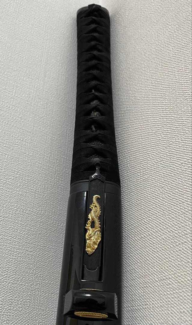 模造刀 日本刀 忍者刀 黒鞘 龍紋