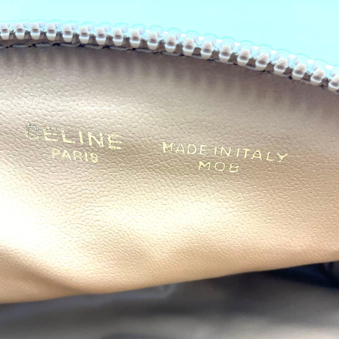 CELINE セリーヌ ポーチ マカダム バージュ コスメ 小物入れ トラベル