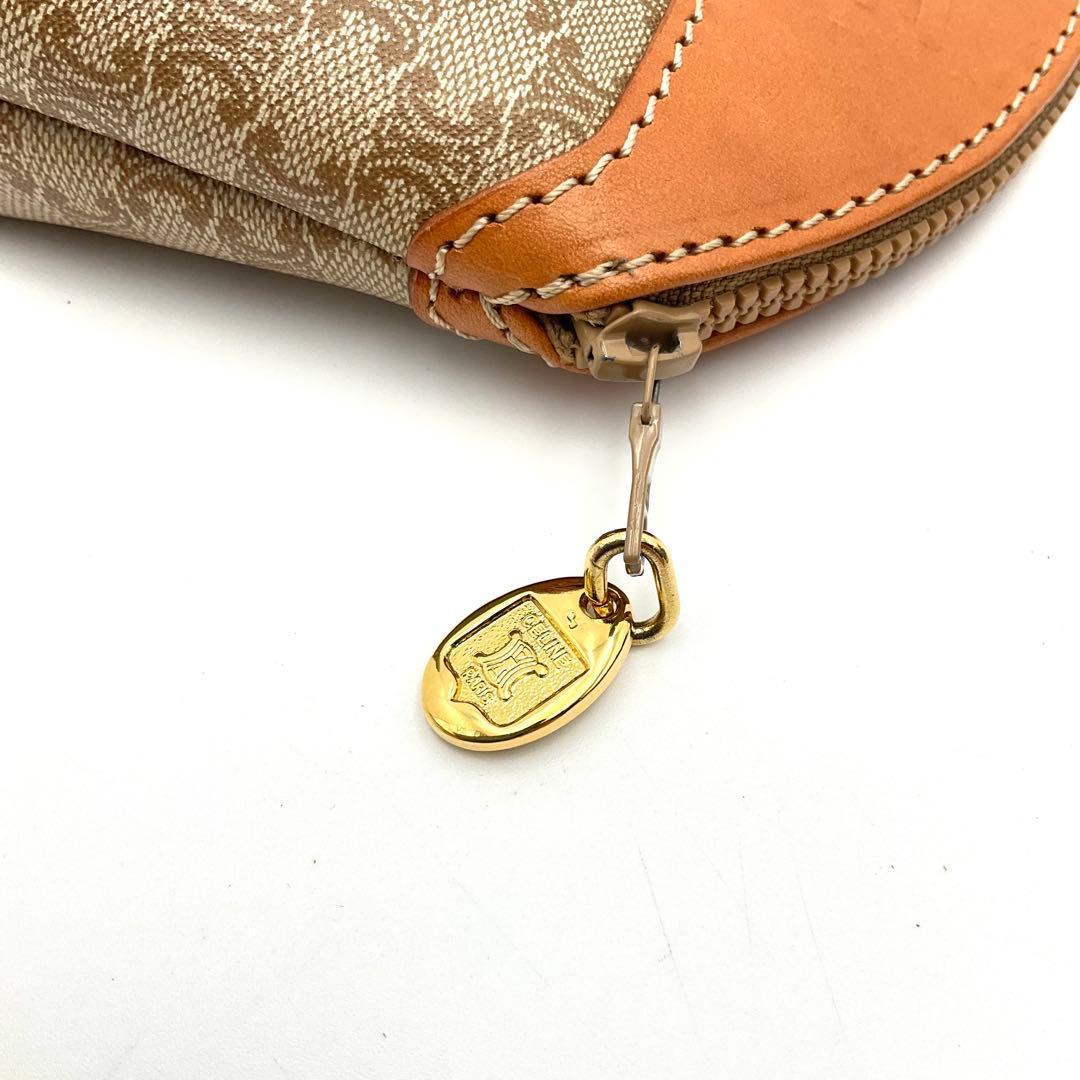 CELINE セリーヌ ポーチ マカダム バージュ コスメ 小物入れ トラベル