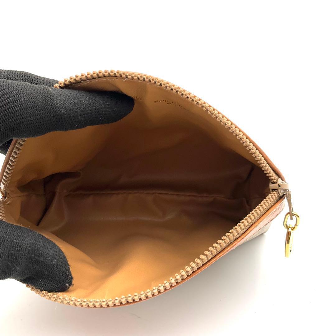 CELINE セリーヌ ポーチ マカダム バージュ コスメ 小物入れ トラベル