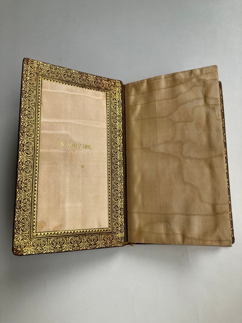 アール・ヌーヴォー　1899年　ミセル　フランスアンティーク　祈祷書　19世紀