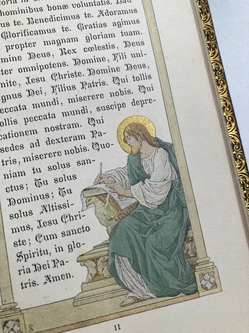 アール・ヌーヴォー　1899年　ミセル　フランスアンティーク　祈祷書　19世紀