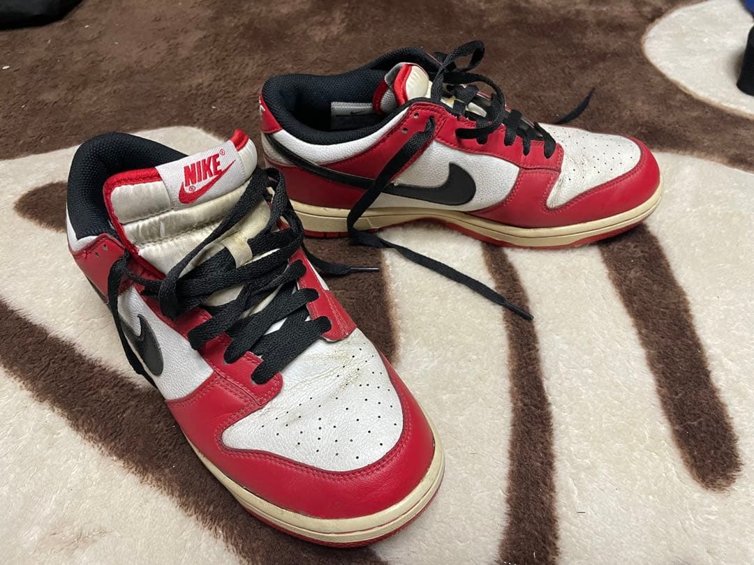 Nike ゴルフシューズ　ダンクlow レッド/ホワイト/ブラック