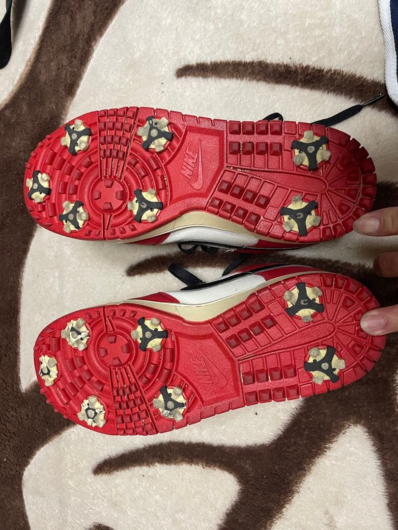 Nike ゴルフシューズ　ダンクlow レッド/ホワイト/ブラック