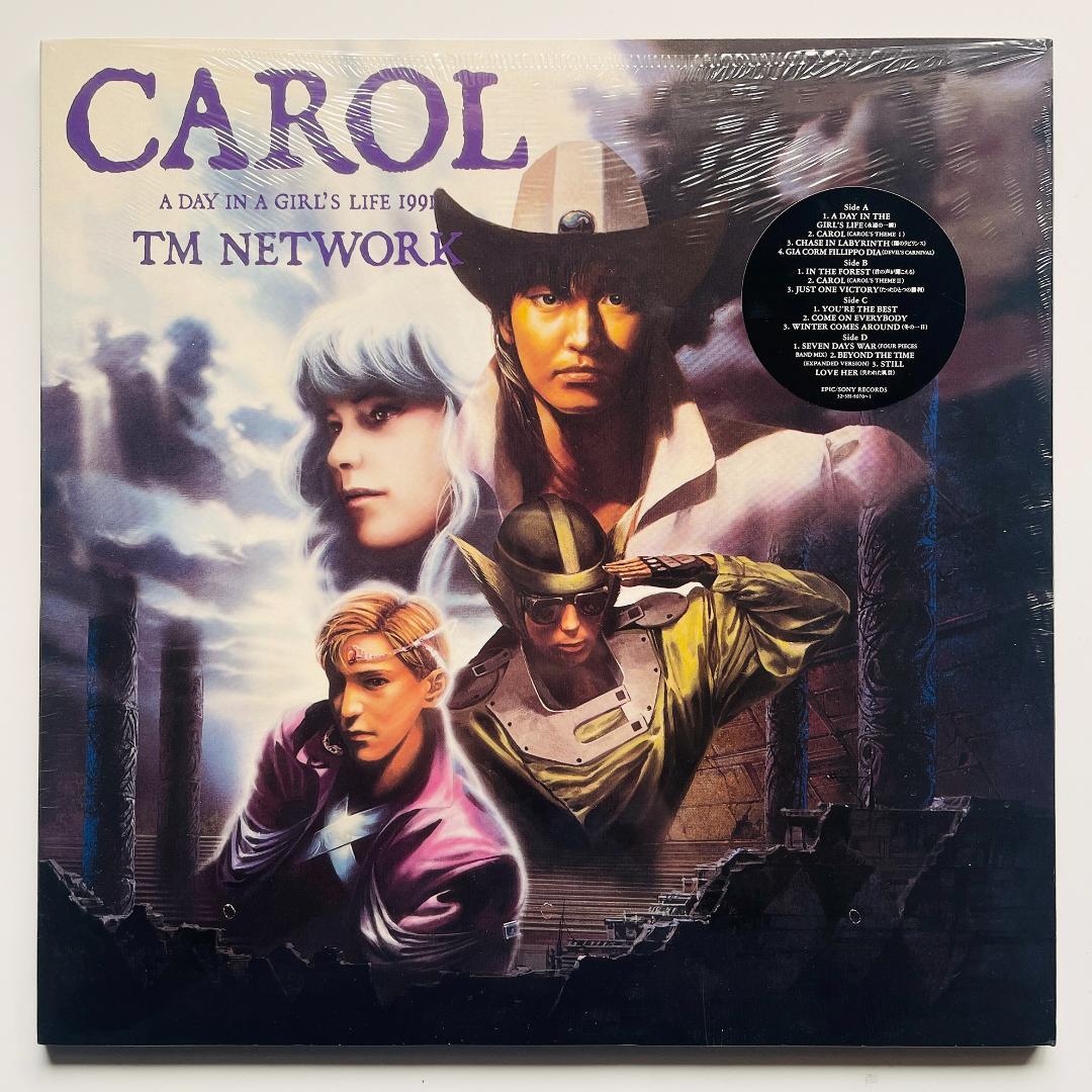 美盤 2LP レコード TMネットワーク Carol TM NETWORK - メルカリ