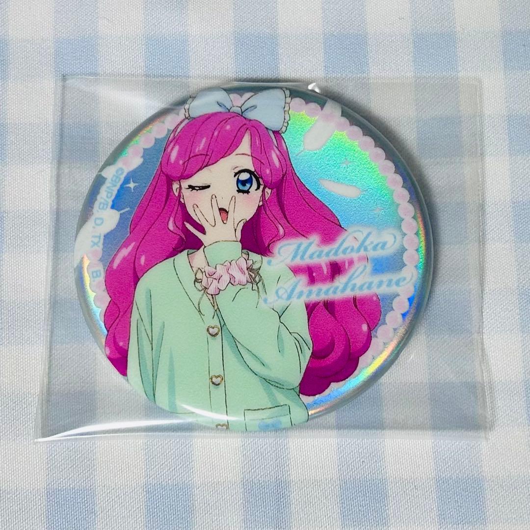 アイカツ 天羽まどか ホロ 缶バッジ ハピクロ 新宿マルイ エンジェリー