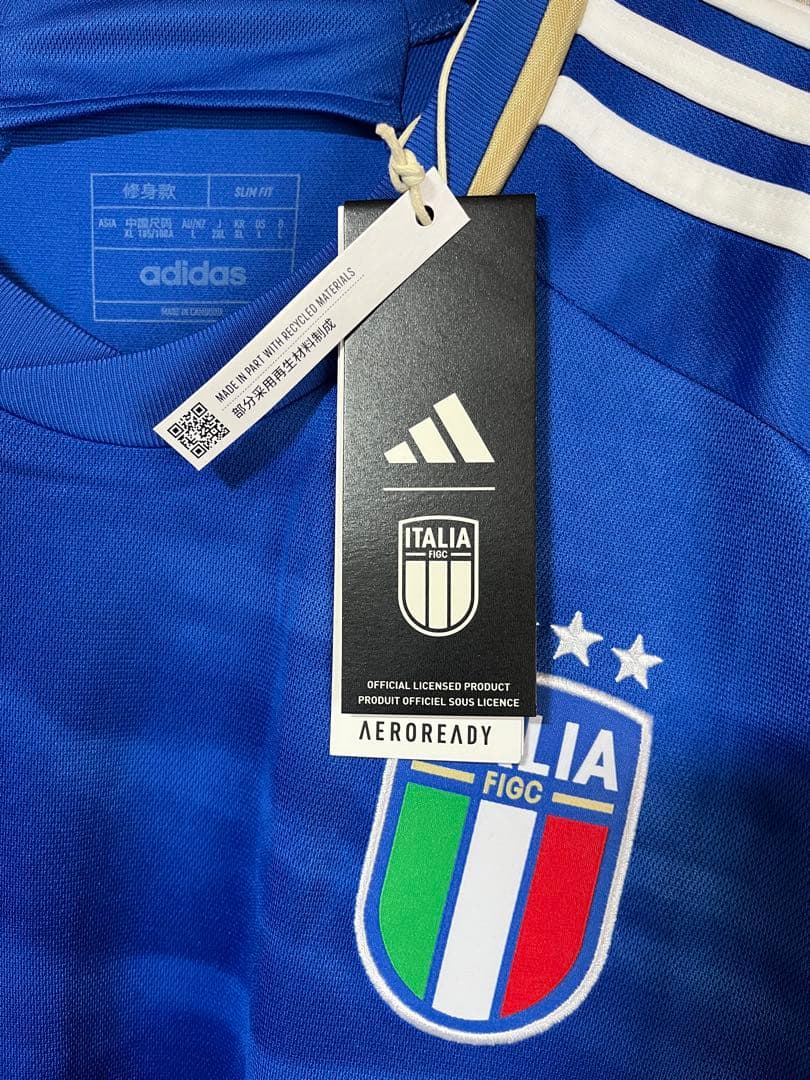 新品未使用 adidas イタリア代表 ユニフォーム 2023年 アズーリ