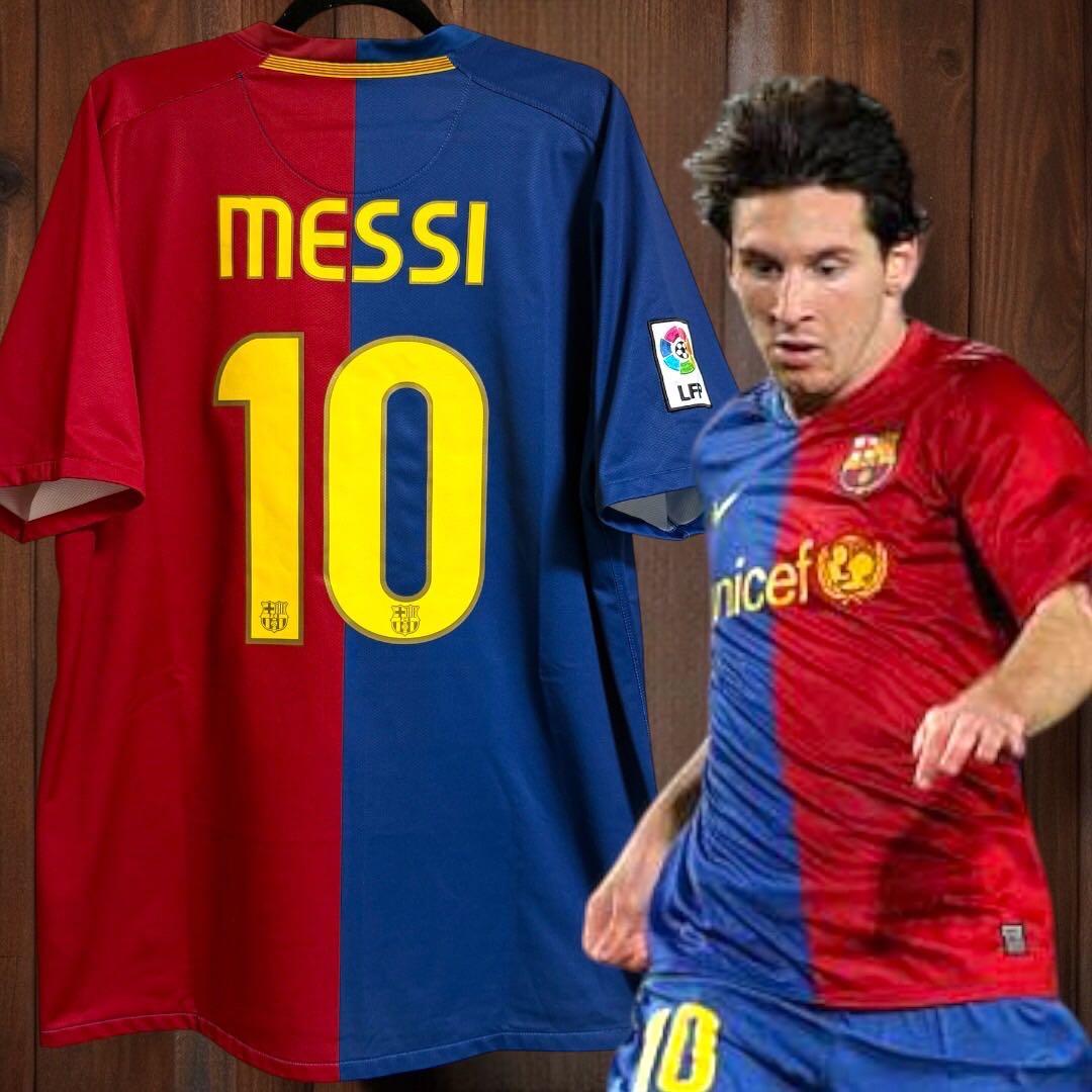 正規品』バルセロナ 08/09 メッシ ユニフォーム ウェア - メルカリ