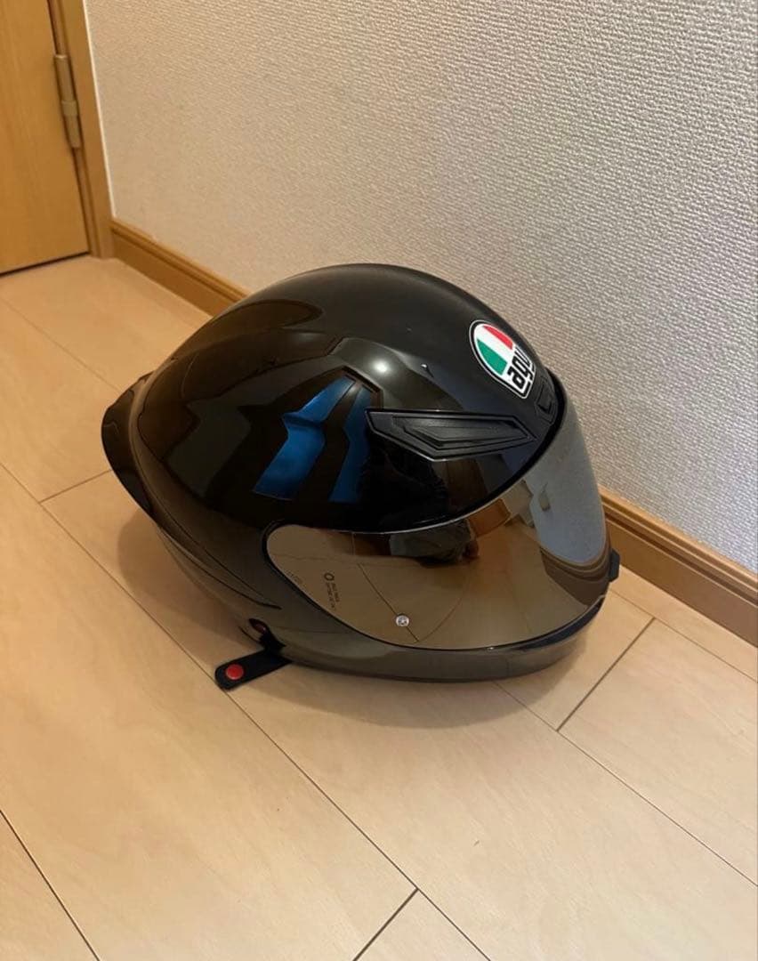 AGV フルフェイスヘルメット ブラック ミラーシールド