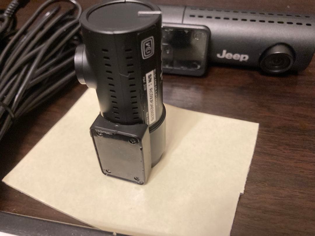 jeep ジープ純正ドライブレコーダー 前後録画 駐車録画 説明書付属