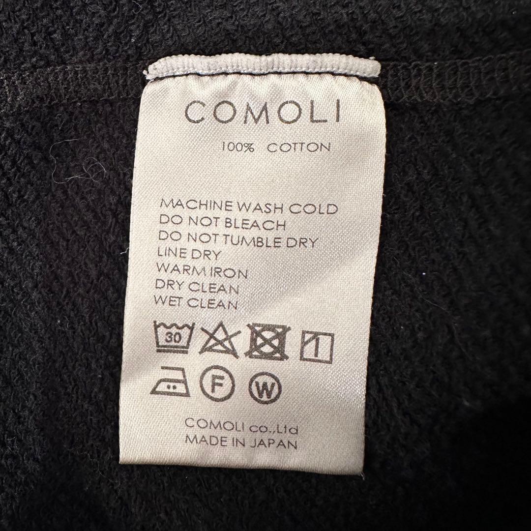 正規品】COMOLI 24SS 製品染裏毛クルーネック スエット サイズ1