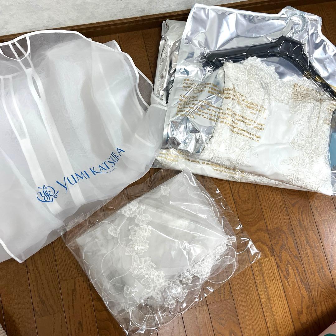 桂由美2wayウェディングドレス　ベールセット