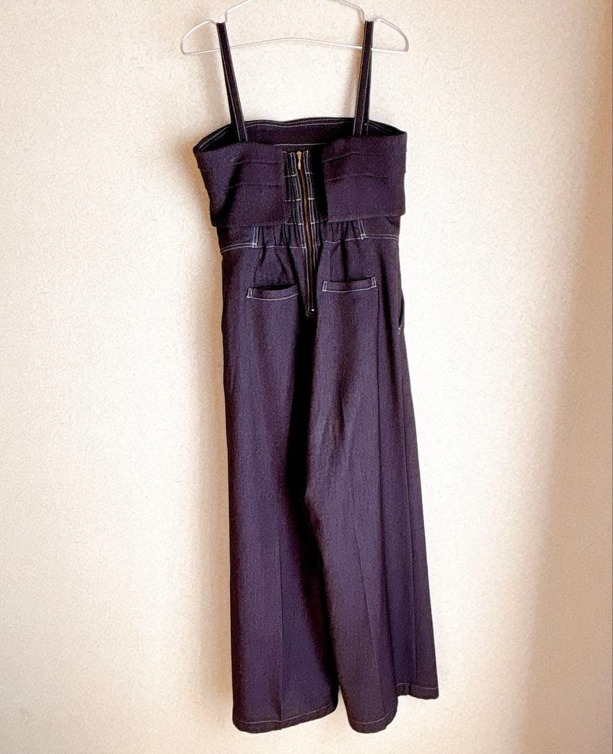 人気　iDea Luce デニムオールインワン サロペット 訳あり