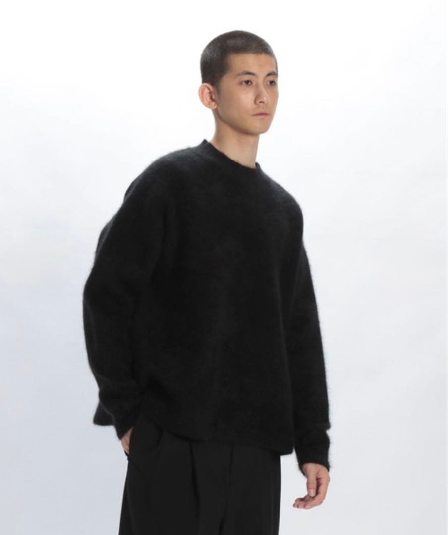 STERNBERG ラクーンカシミヤWフェイスクルーネックニット - メルカリ