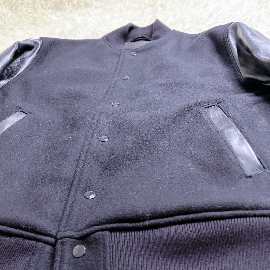 桃太郎ジーンズ レザースリーブ スタジャン XL 日本製 キルティング　異素材