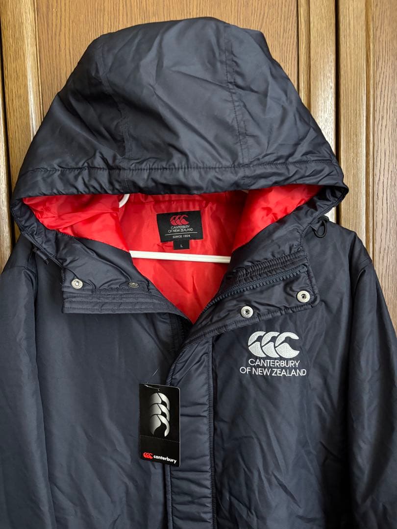 新品未使用　タグ付き　カンタベリー　ネイビー　中綿ジャケット　メンズLサイズ