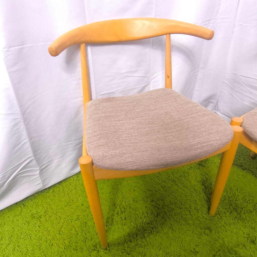 ニトリ ダイニングチェア NコレクションC-01 アームチェア 2脚セット①