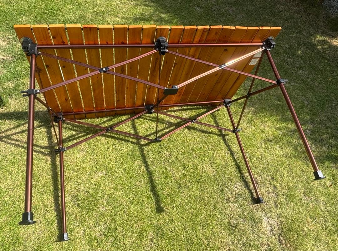 《はとちゃん》コールマン ナチュラルウッドロールテーブルクラシック110