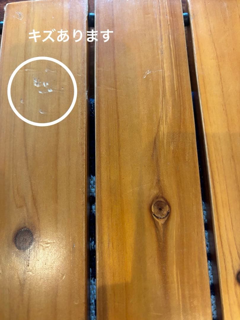 《はとちゃん》コールマン ナチュラルウッドロールテーブルクラシック110