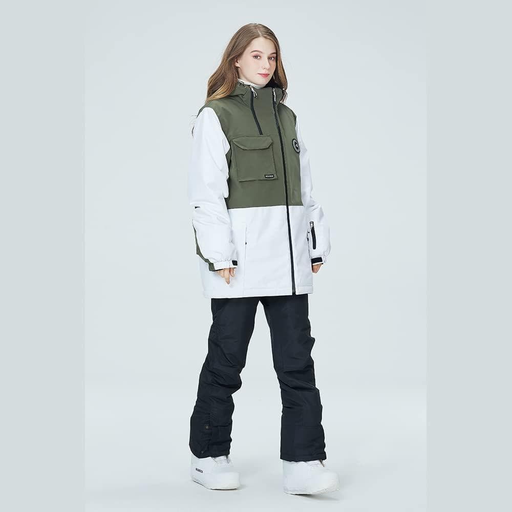 【新品・タグ付き】スノーボードウェア レディース M　スキーウェア 上下セット