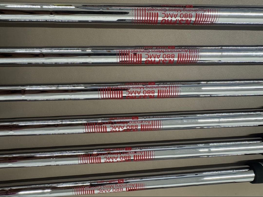 タイトリストＴ350アイアン880AMC Ｓシャフト6本セット　中古